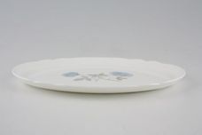 Wedgwood Ice Rose Tray (Giftware) Oval Dressing Table Tray 9 1/2" thumb 2