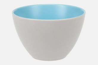Sell Poole Twintone Dove Grey and Sky Blue Sugar Bowl - Open (Tea) 3 5/8"