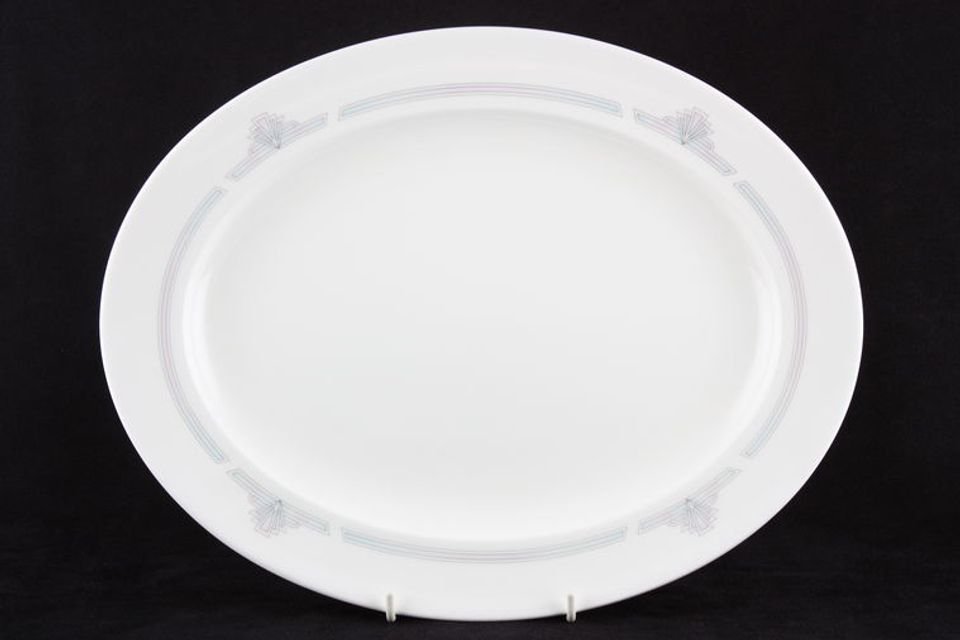 Wedgwood Talisman - Art Deco Pattern Oval Platter 14 1/8"