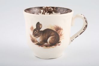 Palissy Game Series - Animals Coffee Cup Rabbit/Woodcock 2 1/2" x 2 1/4"