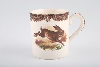 Palissy Game Series - Animals Coffee/Espresso Can Hare/Woodcock 2" x 2 1/4"