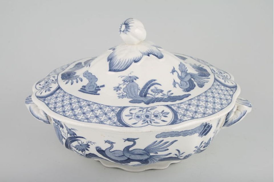 Furnivals Old Chelsea - Blue Vegetable Tureen with Lid Round