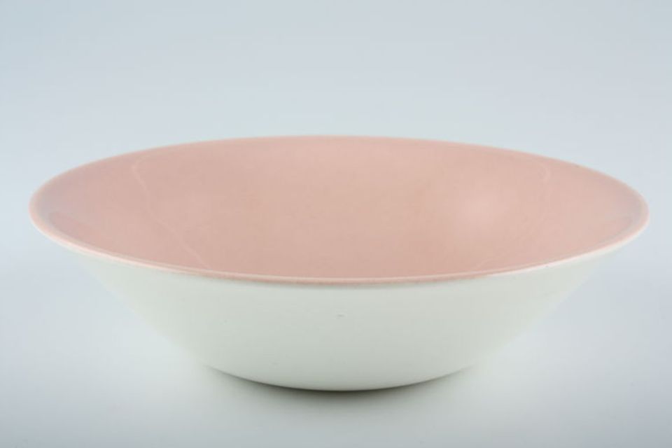 Poole Seagull and Peach - High Glaze Modern Soup / Cereal Bowl Peach 6 3/8"