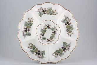 Sell Royal Worcester Lavinia - White Hor's d'oeuvres Dish 6 compartment crudite dish 13 1/2"