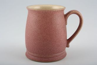 Denby Tudor Mugs Mug Tudor Shape-Pink Outer-Cream Inner, Matt finish on outer 3 1/8" x 4"