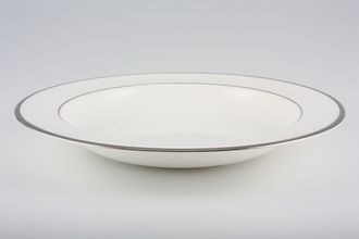 Sell Wedgwood Sterling - White with Silver Band Rimmed Bowl 11"