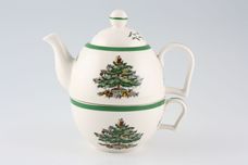 Spode Christmas Tree Tea For One Teapot with breakfast cup 3/4pt thumb 1