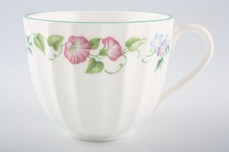 Royal Worcester English Garden - Ribbed - Green Edge Coffee Cup 3" x 2 3/8"