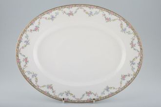 Elizabethan Garland Rose Oval Platter 13 5/8"