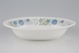 Wedgwood Clementine - Plain Edge Vegetable Dish (Open) oval, rimmed, deep 10" x 2 1/4"