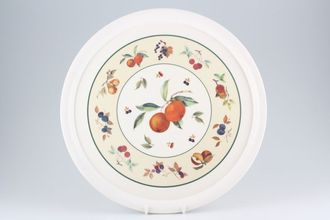Sell Royal Worcester Evesham - Gold Edge Serving Tray Melamine, Round. Oranges in centre. 13 3/8"