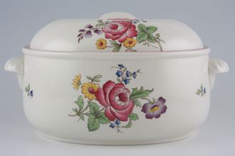 Sell Spode Marlborough Sprays Vegetable Tureen with Lid Oval - Lugged Handles 2pt