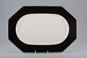 Sell Villeroy & Boch Black Pearl Oval Platter Octagonal 13 1/4"