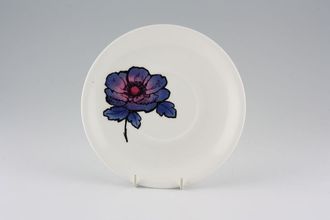 Sell Susie Cooper Blue Anemone Sauce Boat Stand Round 7"