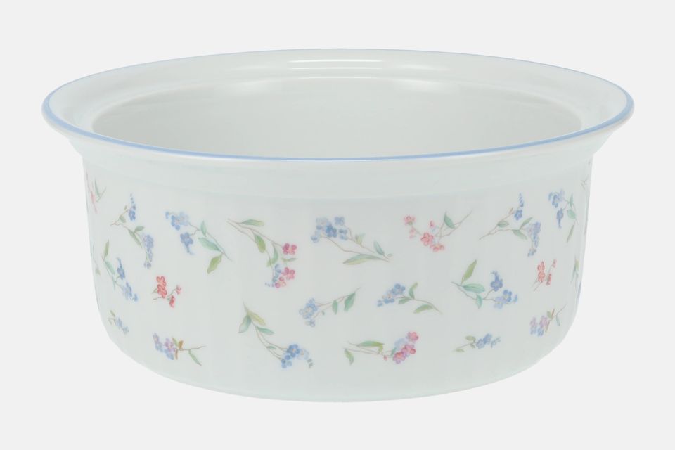 Royal Worcester Forget me not Casserole Dish Base Only Oven to Tableware 2pt