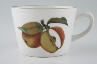 Sell Royal Worcester Evesham - Gold Edge Teacup Apple and Plum, Straight sided 3 3/8" x 2 3/8"