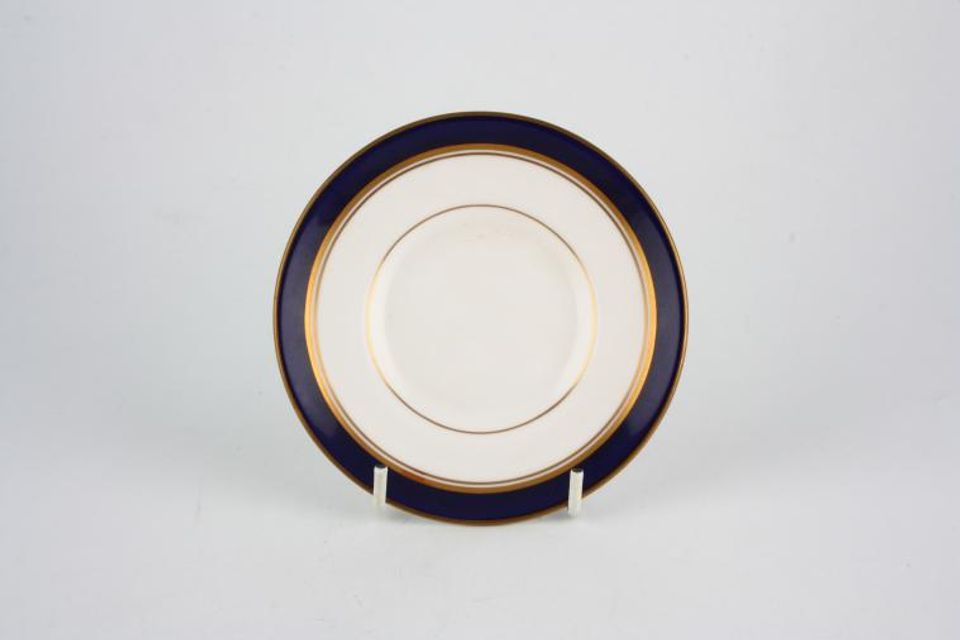 Royal Worcester Howard - Cobalt Blue - gold rim Coffee Saucer For 2 1/2 x 2 1/2" can 4 7/8"