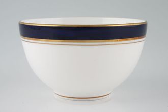 Royal Worcester Howard - Cobalt Blue - gold rim Sugar Bowl - Open (Coffee) Made in England 3 7/8"
