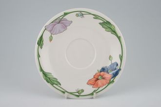 Villeroy & Boch Amapola Soup Cup Saucer See Breakfast Cup Saucer 7 3/8"