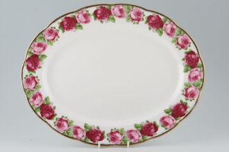Royal Albert Old English Rose - New Style Oval Platter 15"