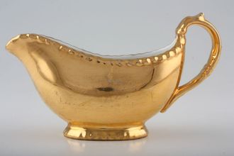 Sell Royal Worcester Gold Lustre - Pie Crust Edge Sauce Boat Mint
