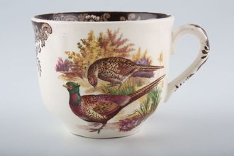 Palissy Game Series - Birds Teacup pheasant/partridge 3 1/2" x 2 1/4"