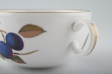Royal Worcester Evesham - Gold Edge Soup Cup 2 handles, gold line in the centre of the handle thumb 2