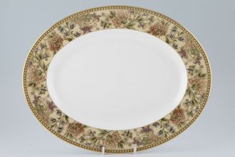 Wedgwood Floral Tapestry Oval Platter 14"