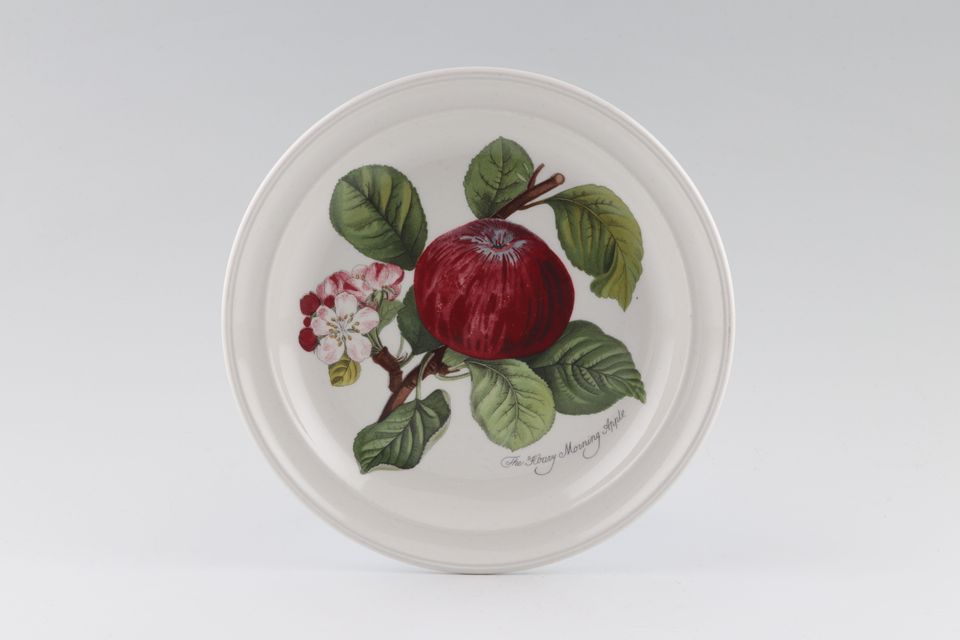 Portmeirion Pomona Tea / Side Plate The Hoary Morning Apple - Plain Edge 7 1/4"
