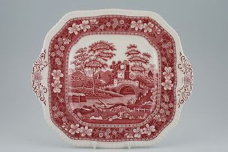 Sell Spode Spode's Tower - Pink - New Backstamp Cake Plate 11"