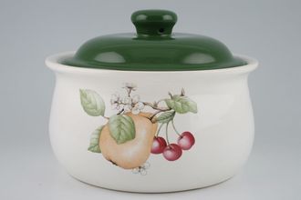 Marks & Spencer Ashberry Casserole Dish + Lid Rounded with Green lid 3pt