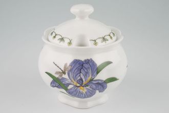 Queens Blue Iris Jam Pot + Lid