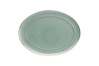 Denby Regency Green Oval Platter Green 14 5/8"