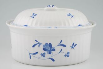 Sell Royal Worcester Blue Bow Casserole Dish + Lid Oval 3 1/2pt
