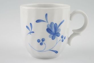Royal Worcester Blue Bow Coffee Cup 2 1/4" x 2 1/4"