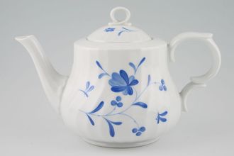 Royal Worcester Blue Bow Teapot 2 1/4pt