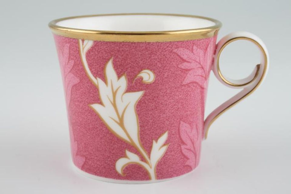 Wedgwood Time for Wedgwood Coffee Cup Pink 2 1/2" x 2 1/4"