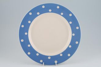 T G Green Domino Blue - New Backstamp Dinner Plate 10"