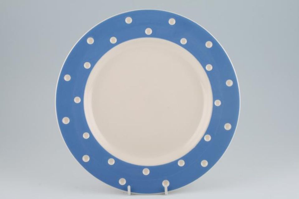 T G Green Domino Blue - New Backstamp Dinner Plate 10"