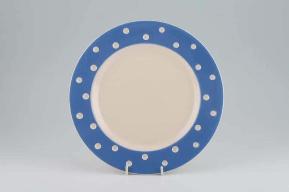 T G Green Domino Blue - New Backstamp Breakfast / Lunch Plate 8 3/4"