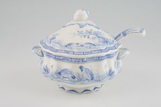 Sell Furnivals Quail - Blue Sauce Tureen + Lid With ladle