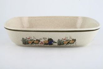 Royal Doulton Harvest Garland - Thick Line - L.S.1018 Roaster 10 1/4" x 9"