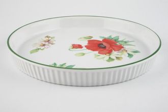 Royal Worcester Poppies Shortbread Dish 7"