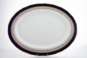 Royal Worcester Regency - Blue - White China Oval Platter