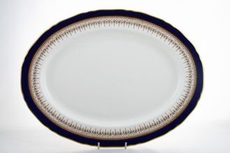 Sell Royal Worcester Regency - Blue - White China Oval Platter 15 3/4"