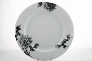 Royal Worcester Peony - Black Dinner Plate