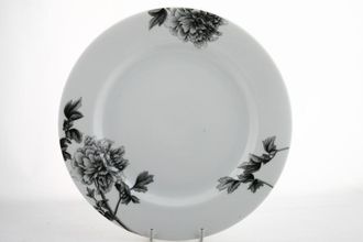 Royal Worcester Peony - Black Dinner Plate 10 1/2"