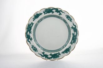 Sell Booths Dragon - Turquoise - Gold Edge Salad/Dessert Plate 7 1/2"