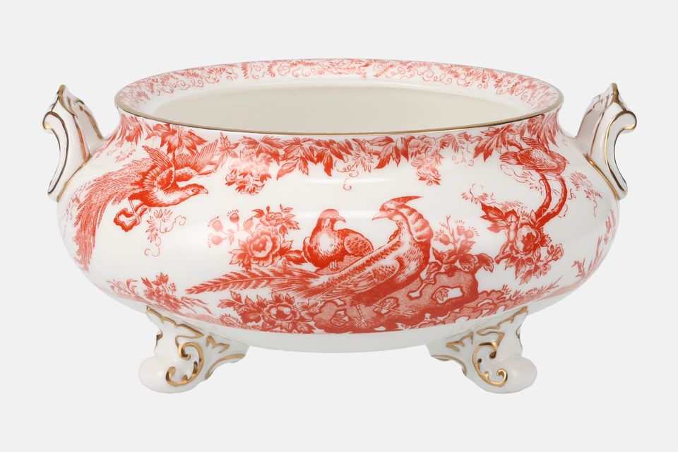 Royal Crown Derby Aves - Red - A74 Vegetable Tureen Base Only