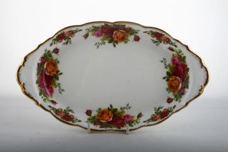 Royal Albert Old Country Roses - Made in England Dish (Giftware) Oval - Eared 10"